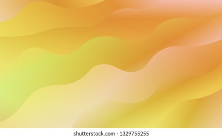 creative geometric wave shape with gradient color. Vector illustration. Design for golographic composition