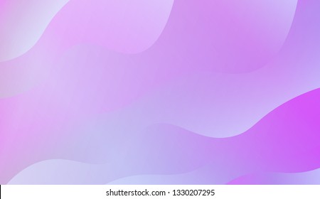 creative geometric wave shape with gradient color. Vector illustration. Design for landing page.