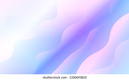 creative geometric wave shape with gradient color. Vector illustration. Design for landing page