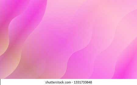 creative geometric wave shape with gradient color. Vector illustration. Design for landing page.