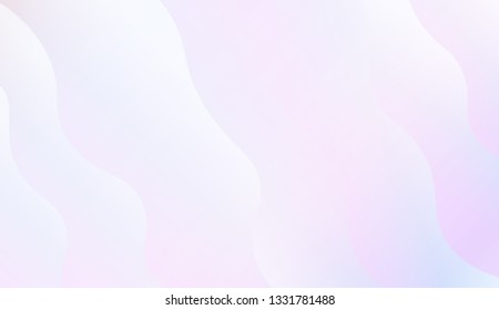 creative geometric wave shape with gradient color. Vector illustration. Design for golographic composition.