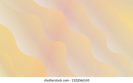 Creative geometric wave shape with gradient color. Vector illustration. Design for holographic composition.