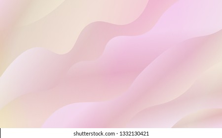 creative geometric wave shape with gradient color. Vector illustration. Design for landing page