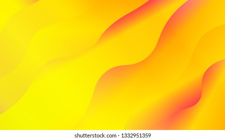creative geometric wave shape with gradient color. Vector illustration. Design for golographic composition