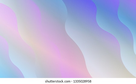 creative geometric wave shape with gradient color. Vector illustration. Design for landing page.