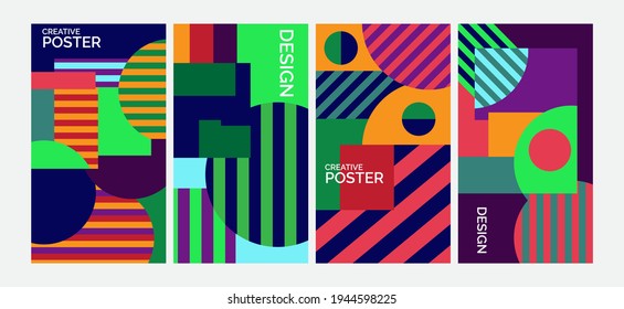 creative geometry background for book, cover, magazine, banner, sales promotion and social media post.