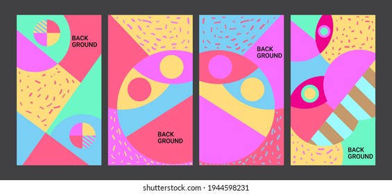 creative geometry background for book, cover, magazine, banner, sales promotion and social media post.