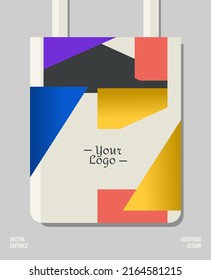 Kreative Geometrie-Verpackungsdesign, für Musterhandwerk wie Totbeutel und Einkaufstaschen, Heimwerker Geschenktasche Produktion.