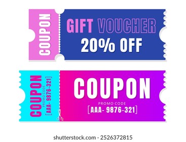 Creative gift vouch template for sales