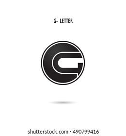 Creative G-letter icon abstract logo design.G-alphabet symbol.Corporate business and industrial logotype symbol.Vector illustration