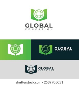 Creative Global education logo design 
