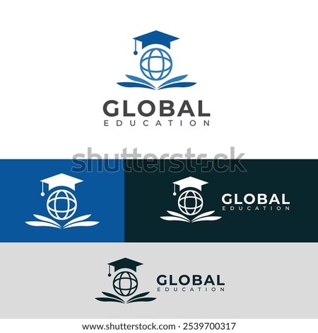 Creative Global education logo design 