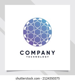 Creative global logo design technology for business company or personal with unique concept