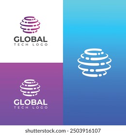 Creative Global tech logo design