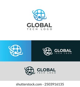 Creative Global tech logo design