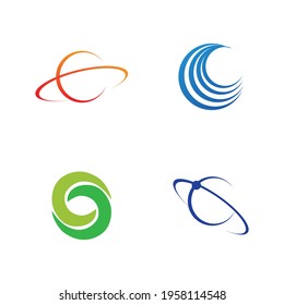 creative global vector logo set illustration design template