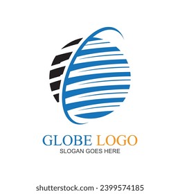 Creative Globe Logo and Icon illustration design template
