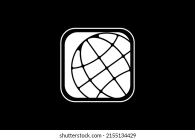 Creative globe vector style graphic design