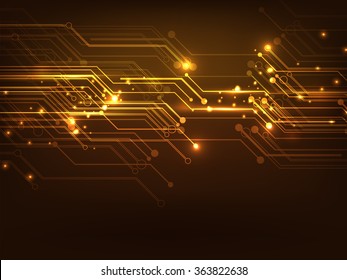 Creative glossy hi-tech abstract background.