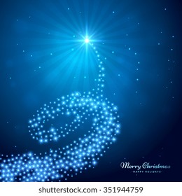 creative glowing christmas tree