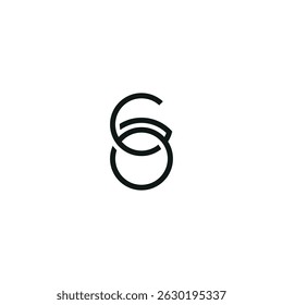 Creative GO OG Letter Logo Design with Modern Minimal Style.