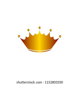 creative gold crown logo