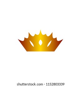 creative gold crown logo