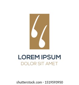 Creative Golden Arabic Alphabet logo Design ,Vector illustration 