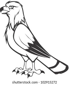 Creative Golden Eagle Illustration