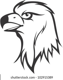 Creative Golden Eagle Illustration
