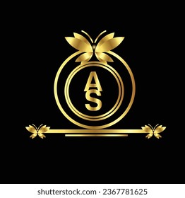diseño creativo de logotipo dorado