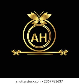 creative golden latter logo design