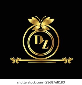 diseño creativo de logotipo dorado