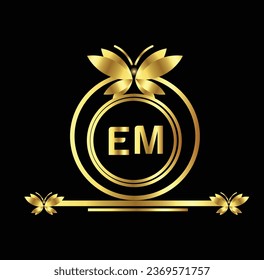 creative golden latter logo design a-z