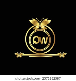 creative golden latter logo design