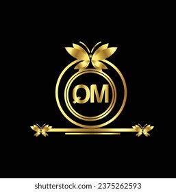 creative golden latter logo design