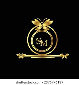 diseño creativo del logo de dorado 