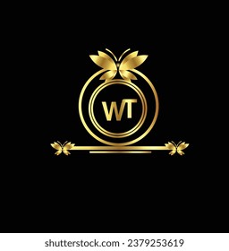 diseño creativo de logotipo dorado