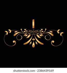 diseño creativo de logotipo dorado 