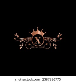 creative golden latter logo design
