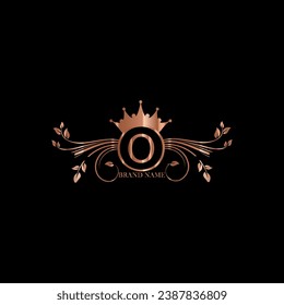 creative golden latter logo design