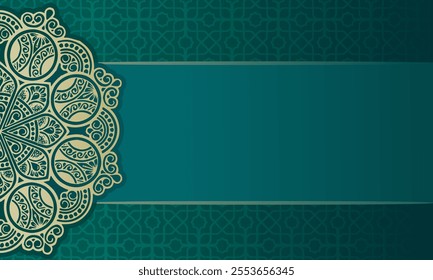 creative golden luxury mandala background