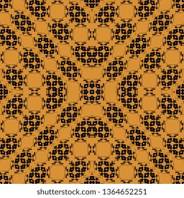 creative golden Seamless art deco abstract Texture for certificate or diploma, currency and money design. Single-leaf woodcut and printmaking