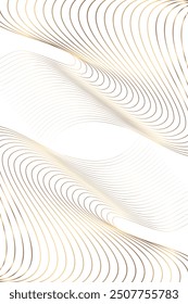 Fondo creativo de textura de líneas de rayas doradas