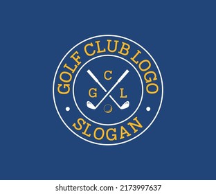 Creative Golf Logo Design Template Vector.	