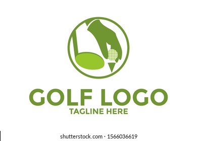 Creative Golf Sport Logo, Modern professional golf template logo design