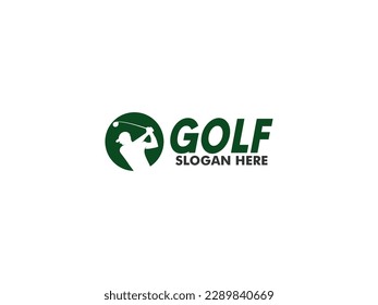 Creative Golf Sport Logo, Modern professional golf template logo design