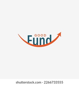 creative good fund logo business vector design template. finance venture capital funds icon logo design vector idea with simple, elegant and modern styles.