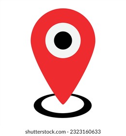 Creative Google Map Location icon design