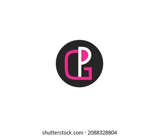 Creative GP Letter Logo Template Vector Design